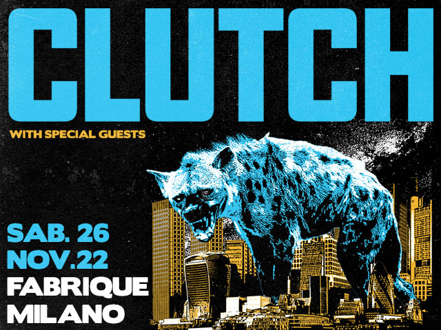 CLUTCH: una data a Milano a novembre