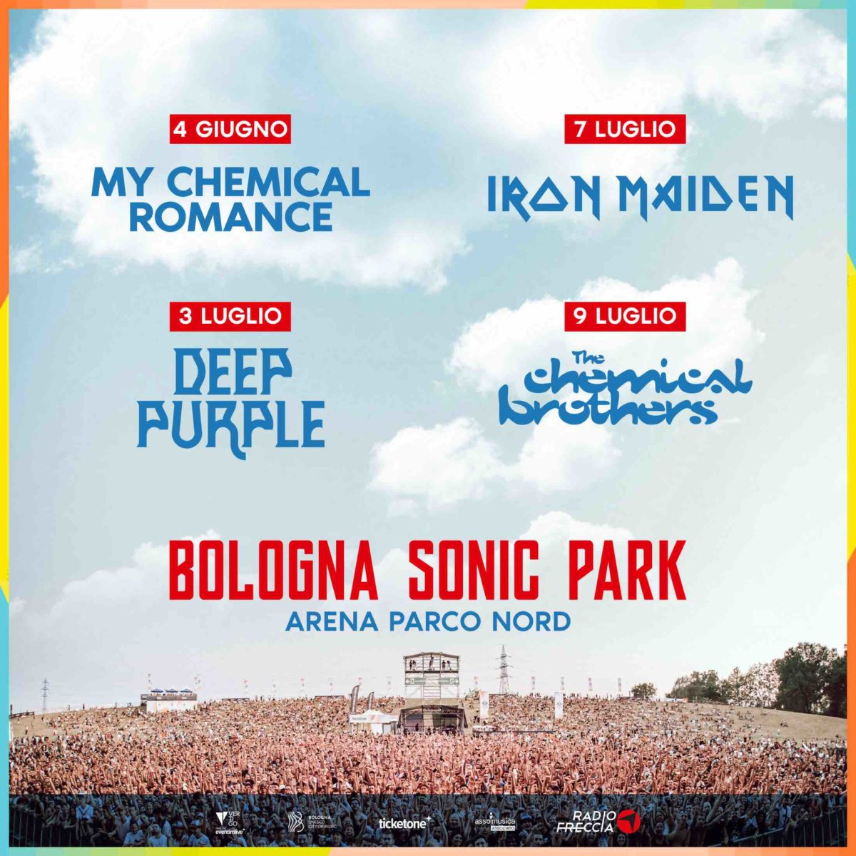 Bologna Sonic Park 2022, il programma dei concerti Vertigo Concerti