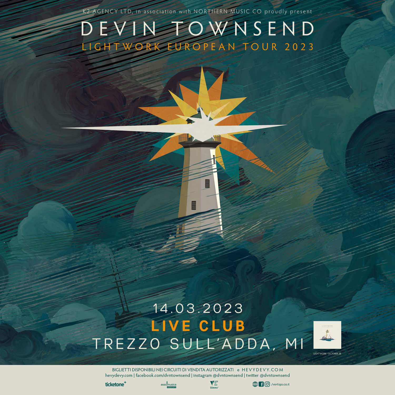 DEVIN TOWNSEND: annunciata una data in Italia nel 2023