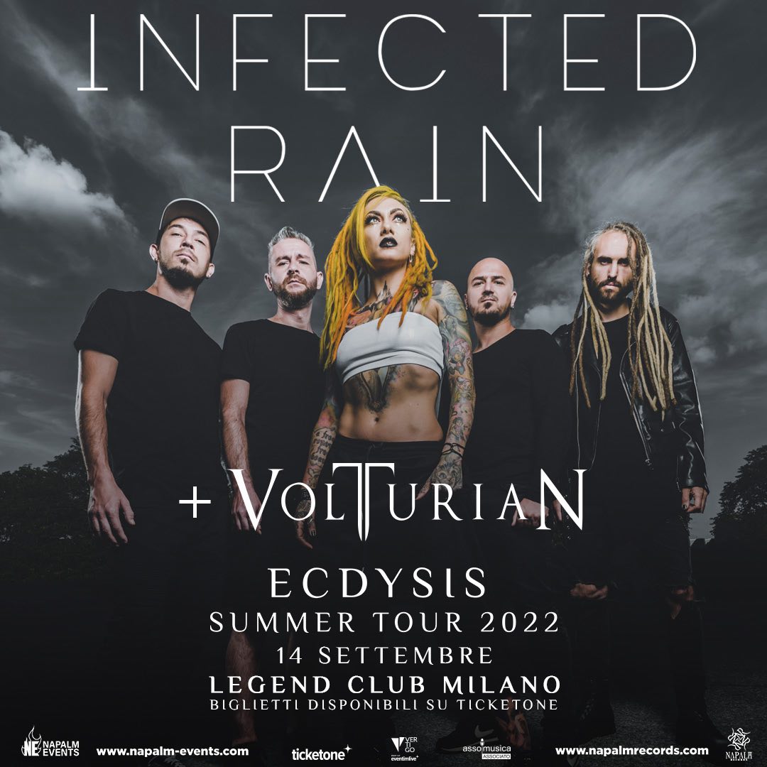 INFECTED RAIN: una data a Milano a settembre!