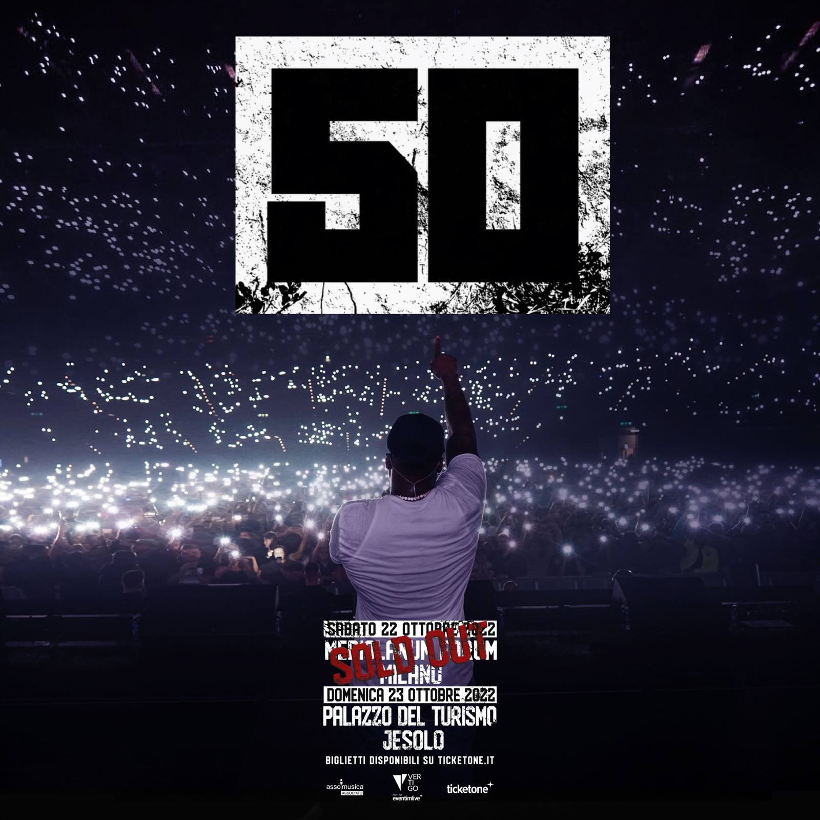 50 CENT: Milano sold out! Nuova data a Jesolo!