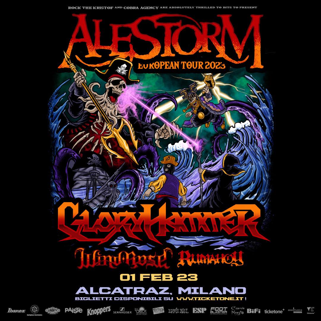 ALESTORM e GLORYHAMMER: una data a Milano nel 2023!