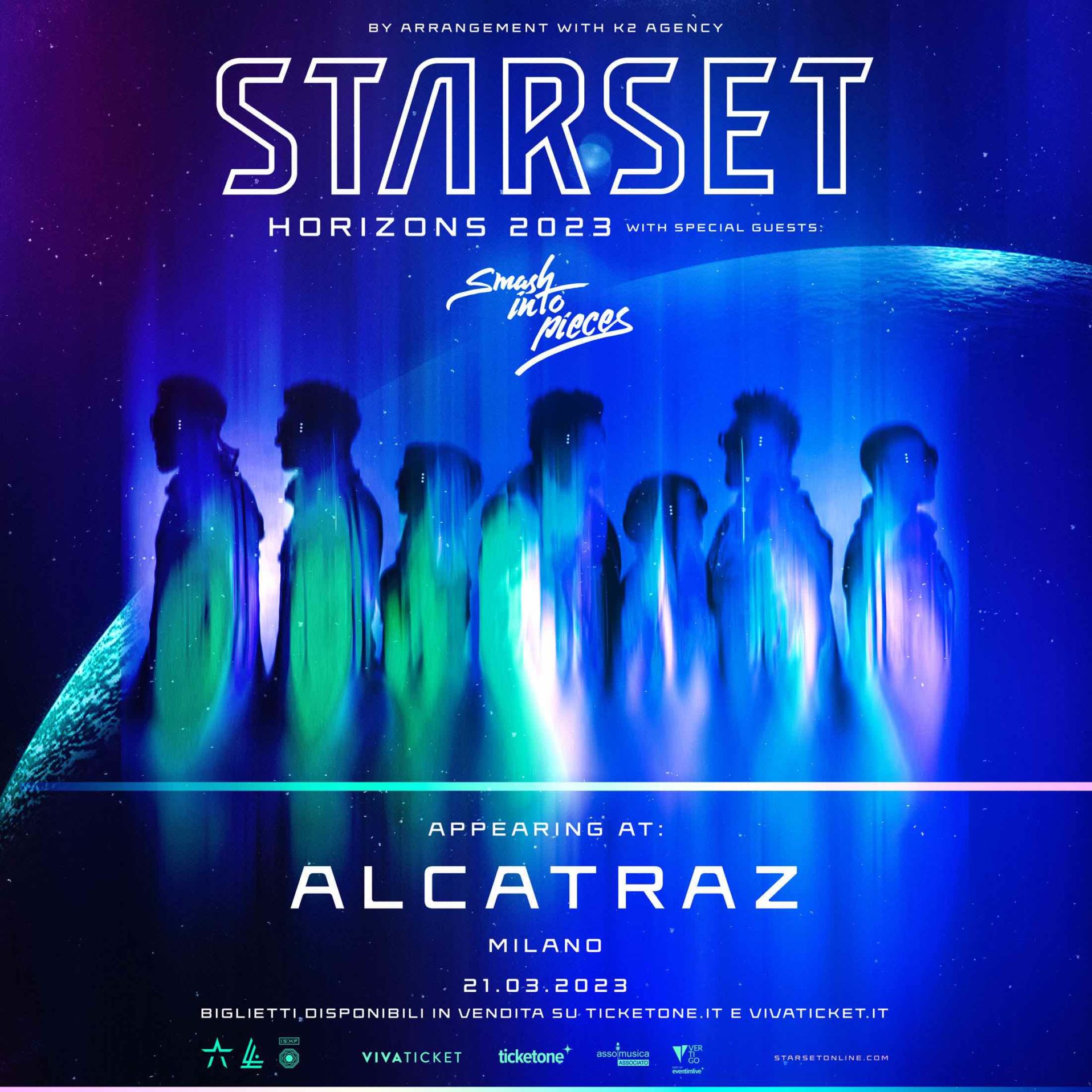 STARSET: il concerto di Milano sarà aperto da Smash Into Pieces