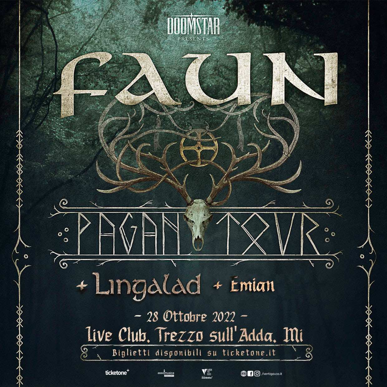 FAUN: il concerto del 28 ottobre sarà aperto da Emian
