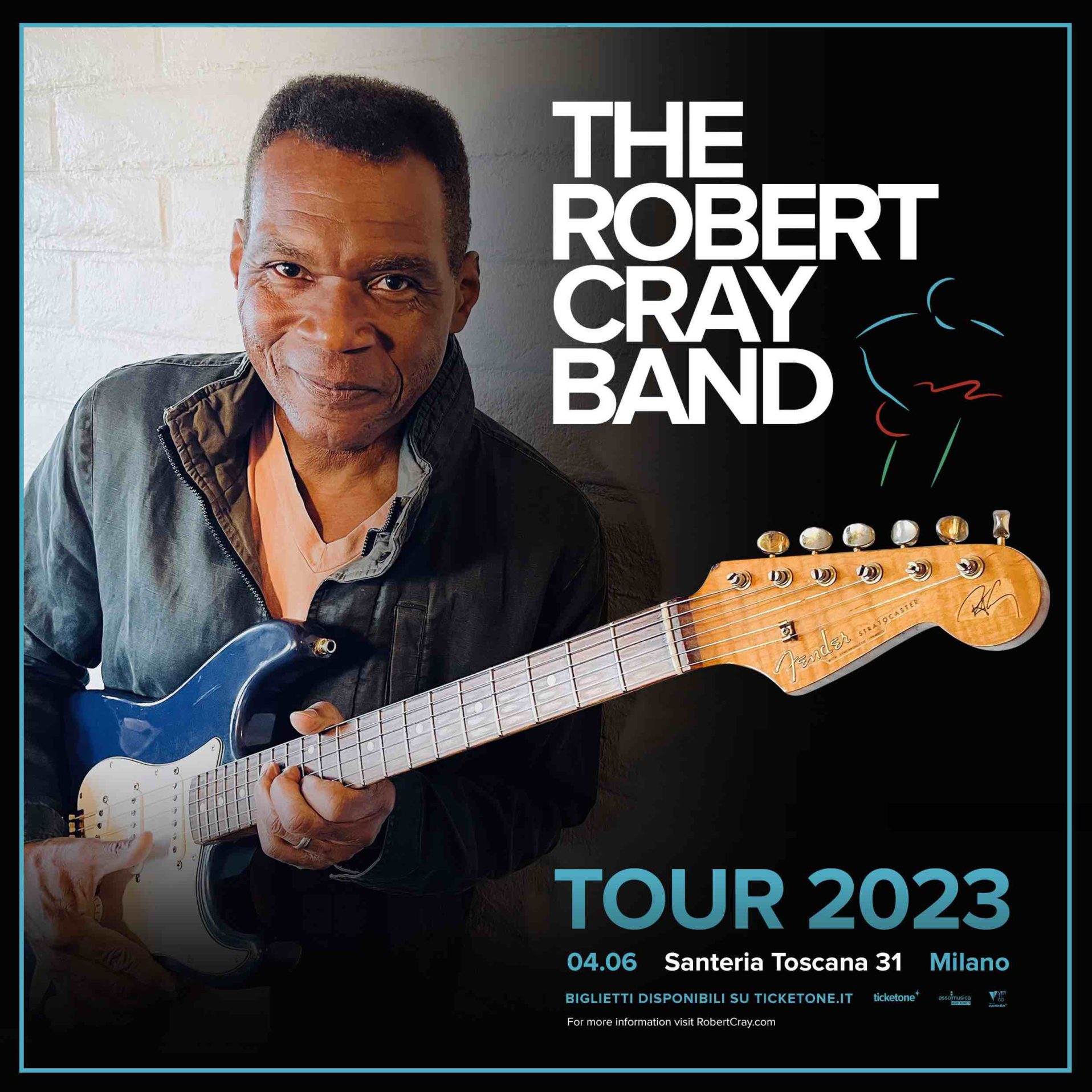 THE ROBERT CRAY BAND: una data a Milano a giugno