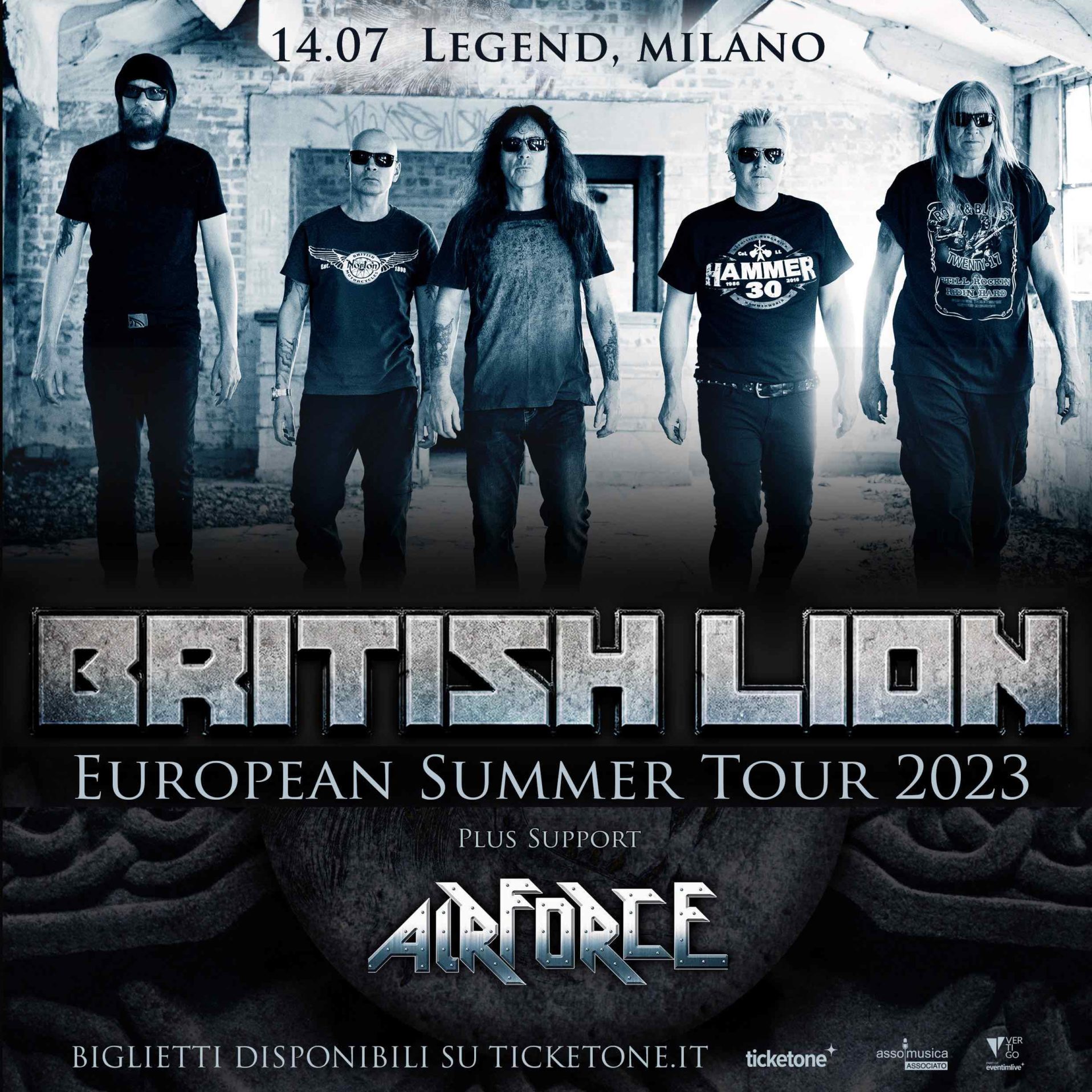 BRITISH LION: una data a Milano il 14 luglio