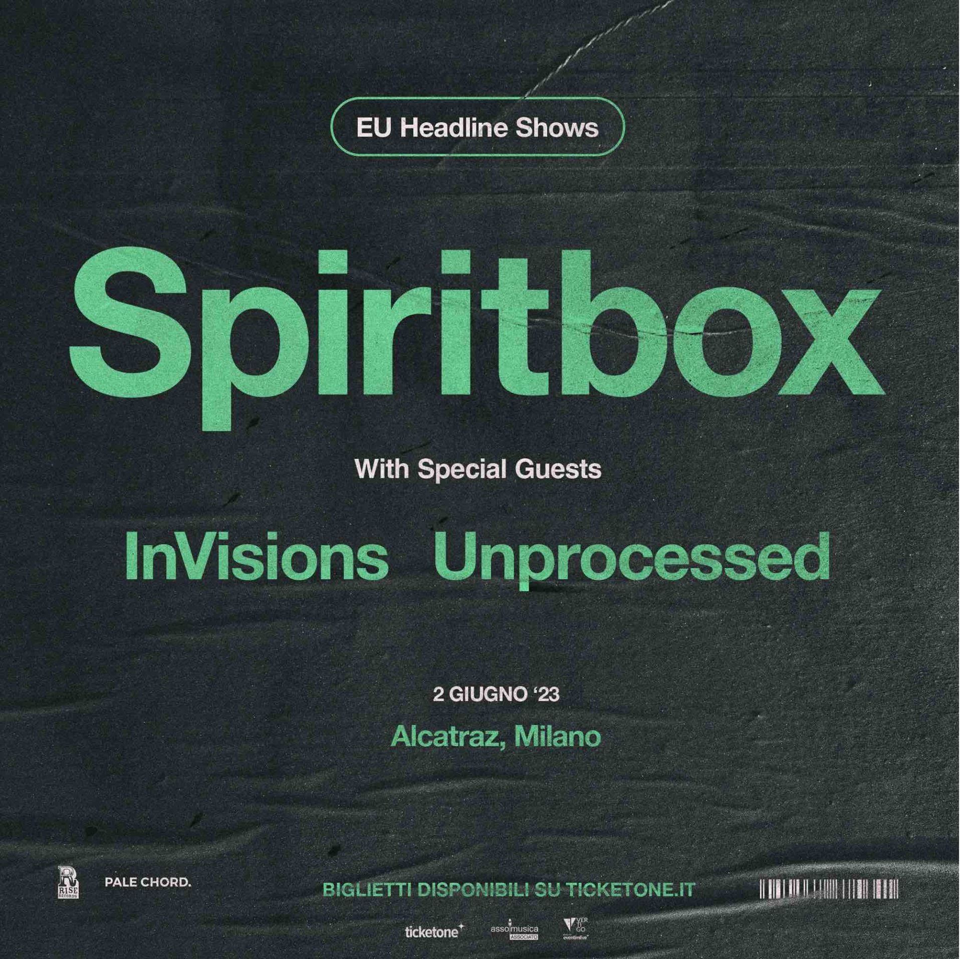 SPIRITBOX: una data a Milano il 2 giugno