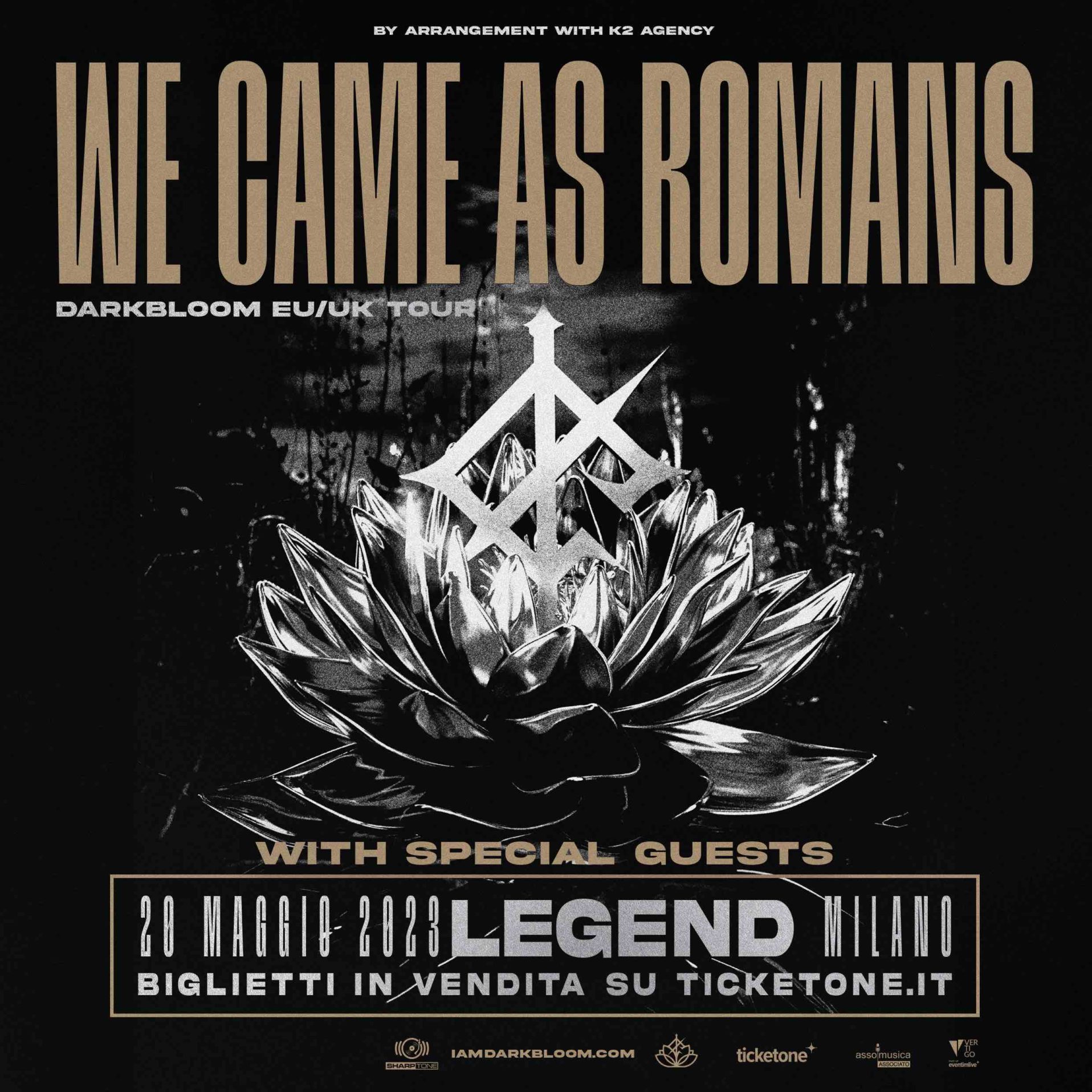 WE CAME AS ROMANS: una data a Milano a Maggio