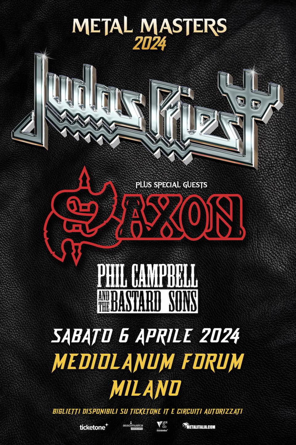 judas priest tour 2024 italia