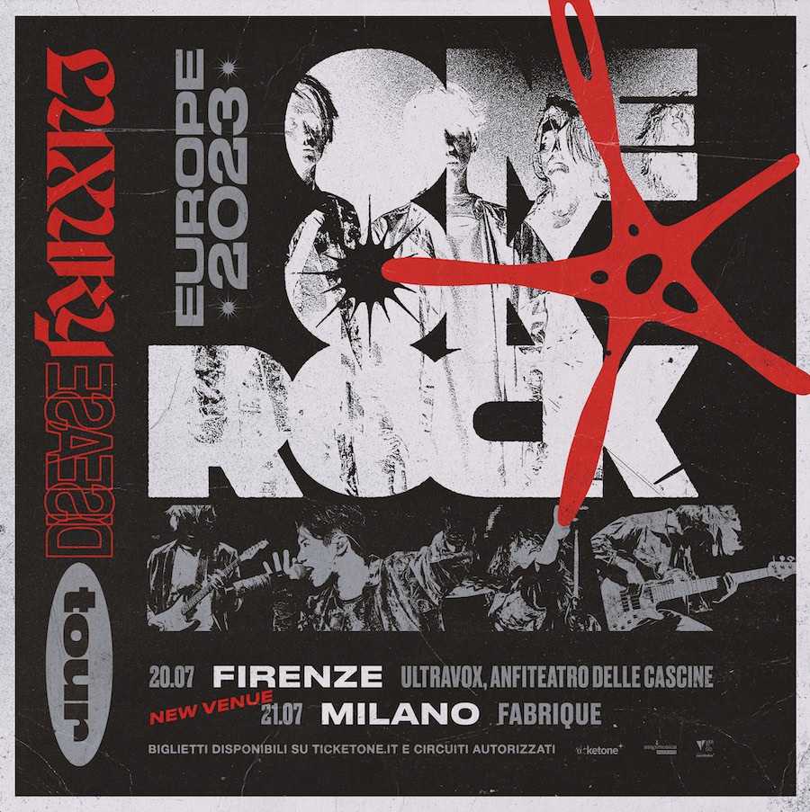 ONE OK ROCK: la data di Milano si sposta al Fabrique