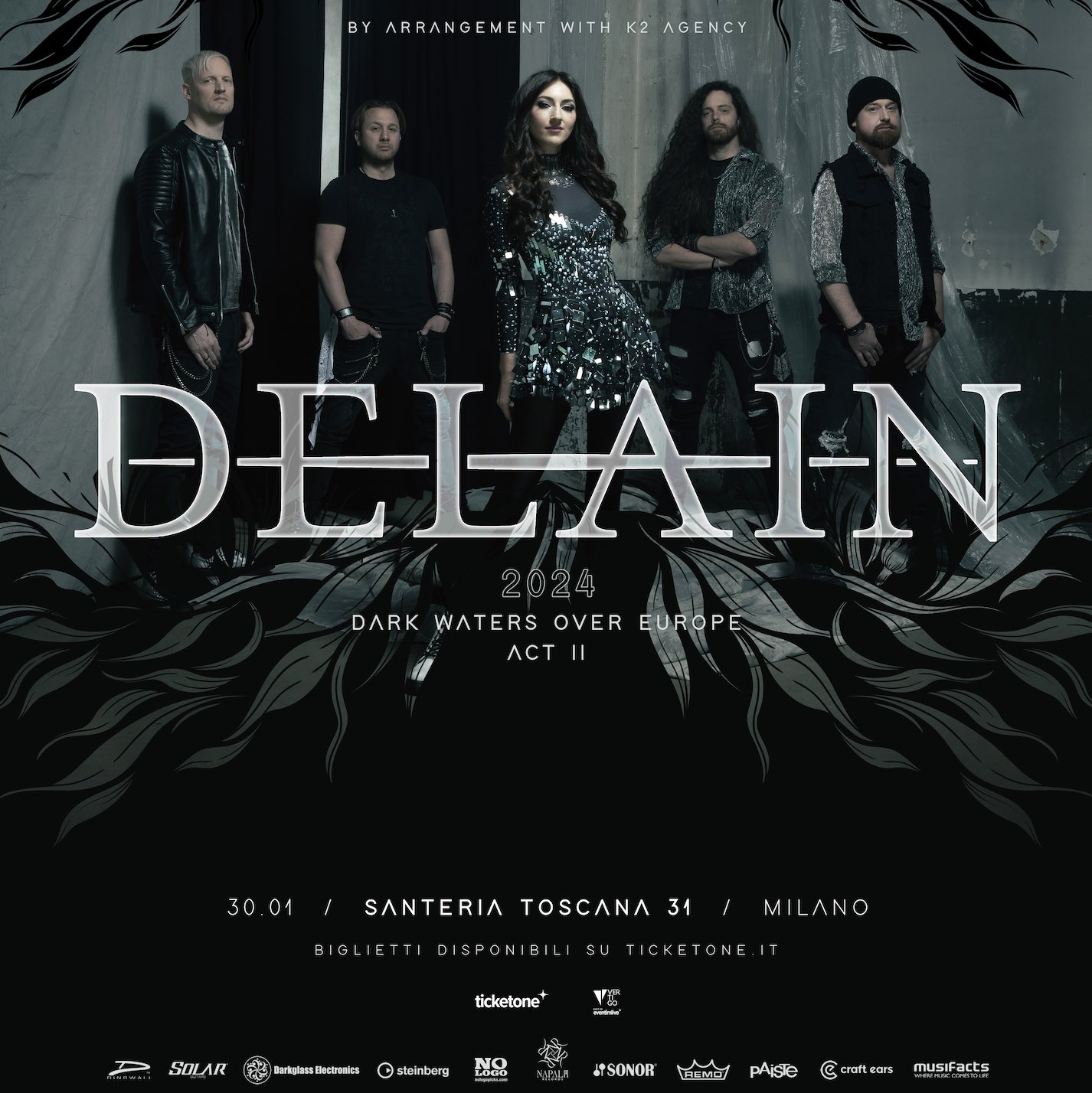 DELAIN: una data a Milano il 30 gennaio 2024