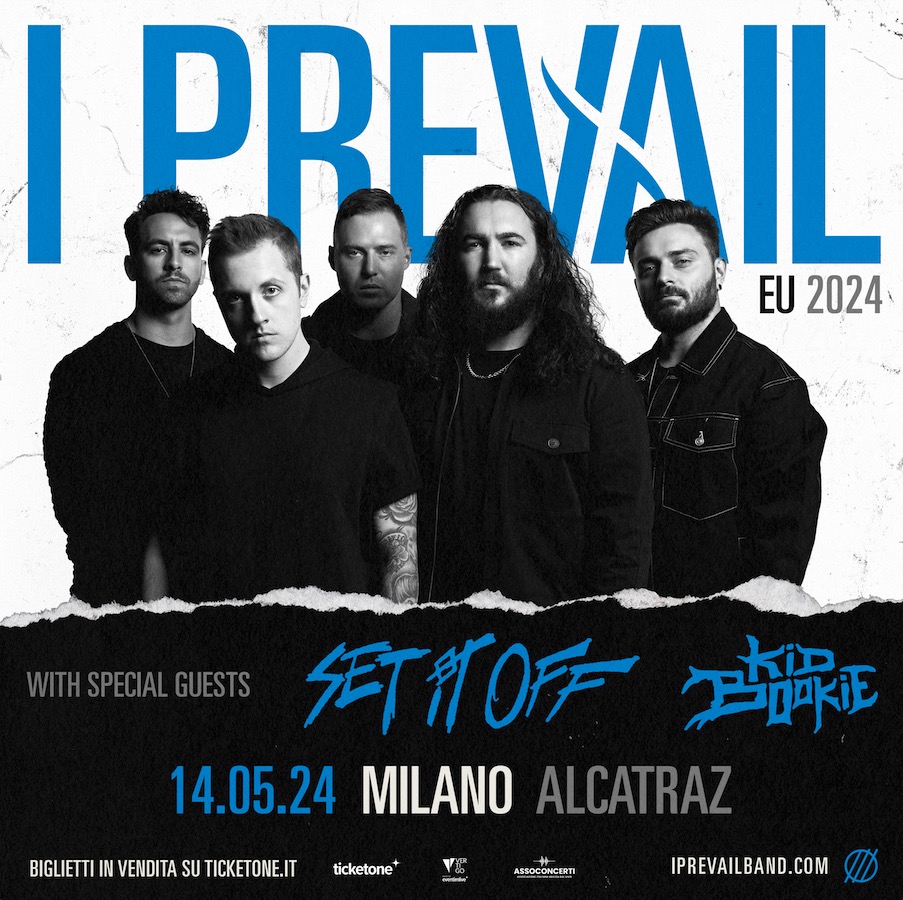 I PREVAIL: una data a Milano a maggio 2024