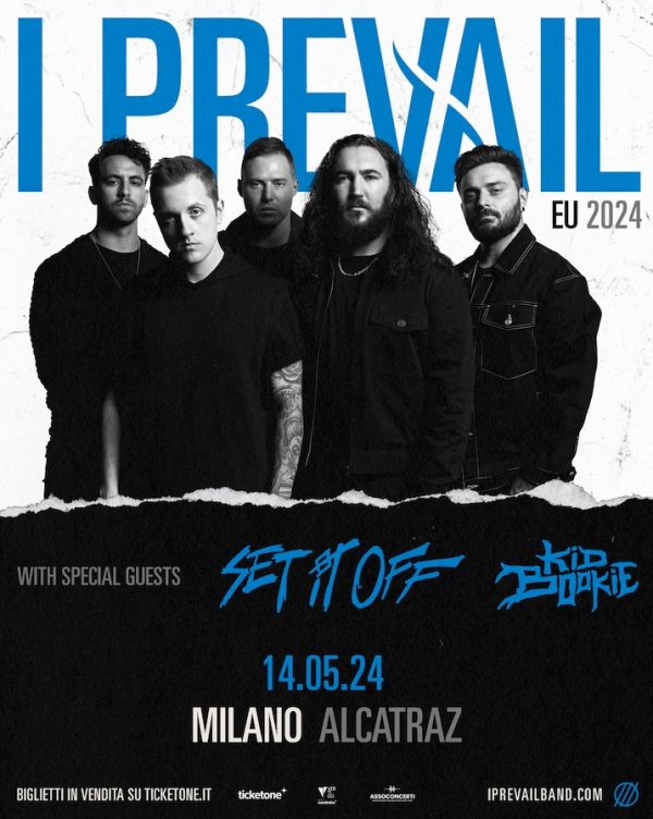 I Prevail Tour 2024 Vertigo Concerti