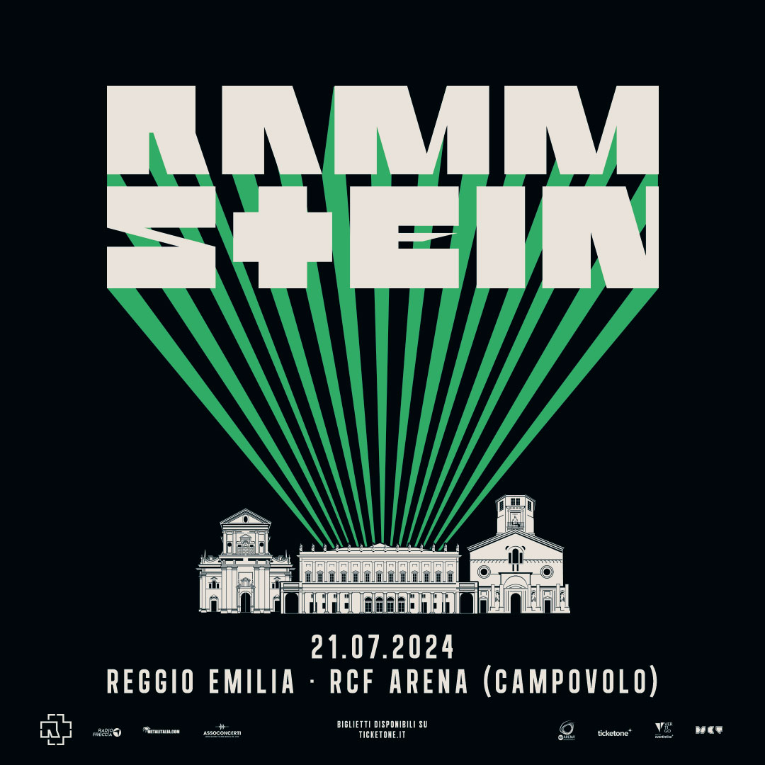 RAMMSTEIN: una data alla RCF Arena (Campovolo) di Reggio Emilia il 21 luglio 2024