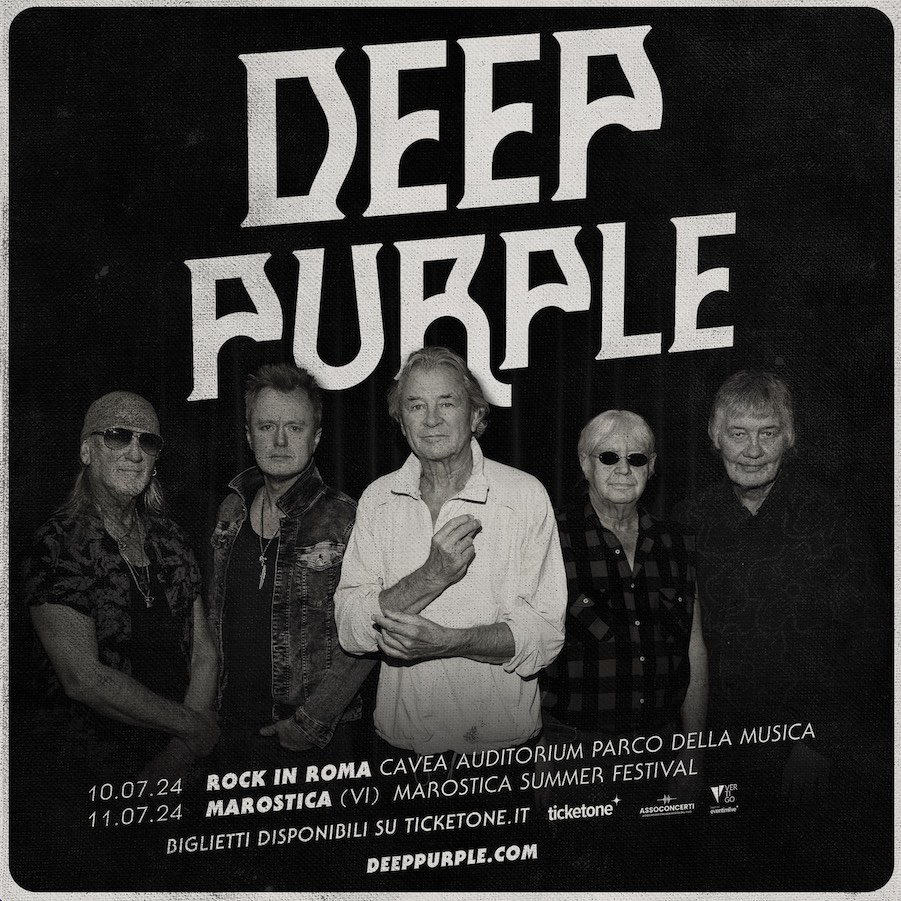 DEEP PURPLE: due date in Italia nell’estate 2024