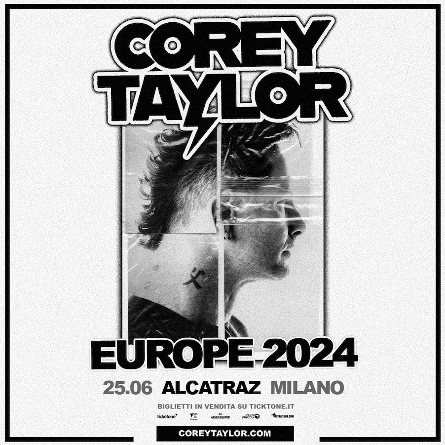 COREY TAYLOR: una data a Milano a giugno