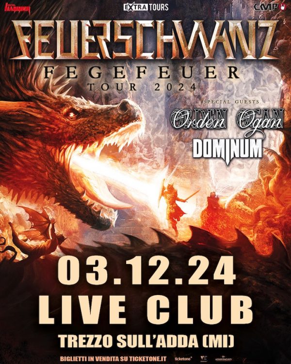 Feuerschwanz Tour 2024 - Vertigo Concerti