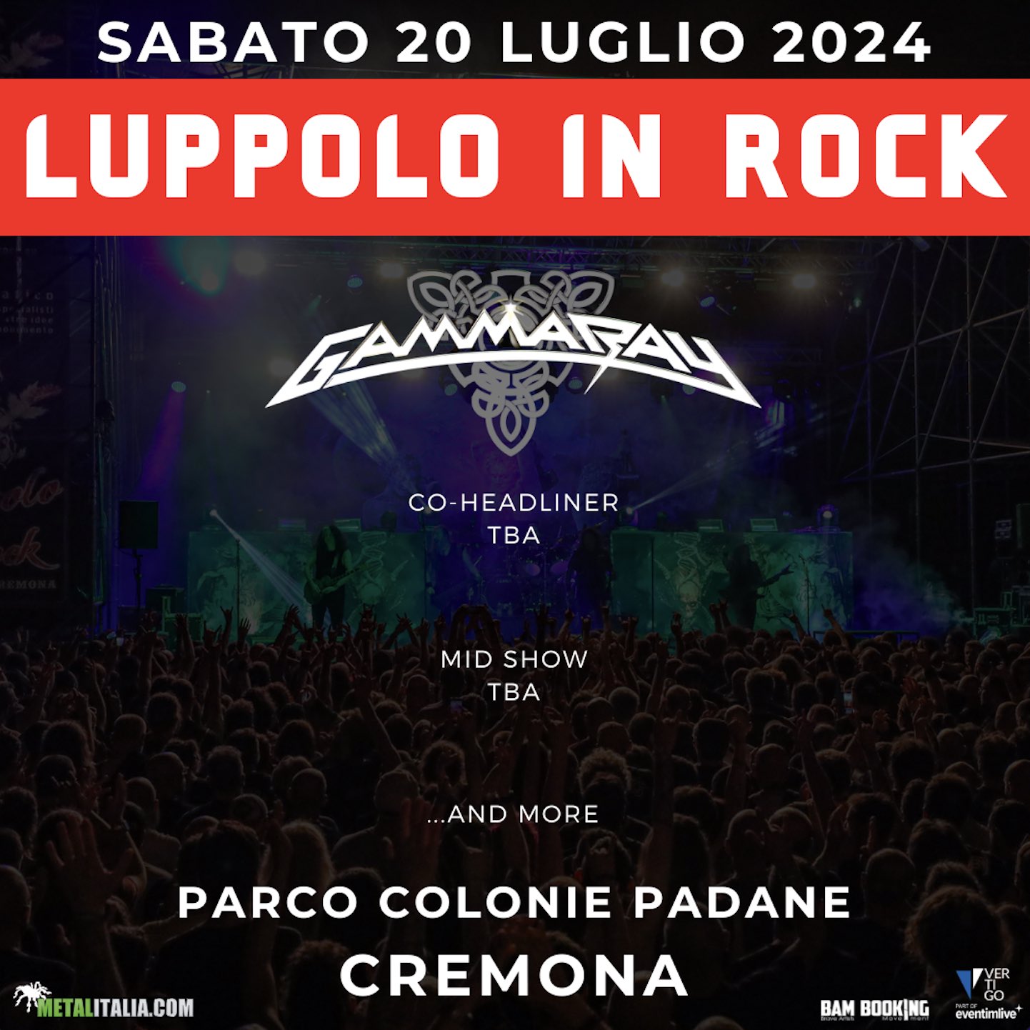 GAMMA RAY: a Luppolo In Rock 2024 con ospite Ralf Scheepers