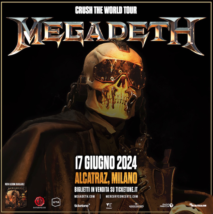 MEGADETH: una data a Milano a giugno 2024