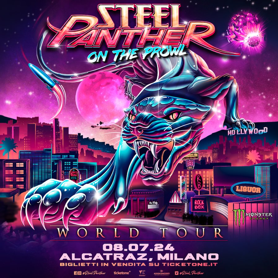 STEEL PANTHER: una data a Milano a luglio